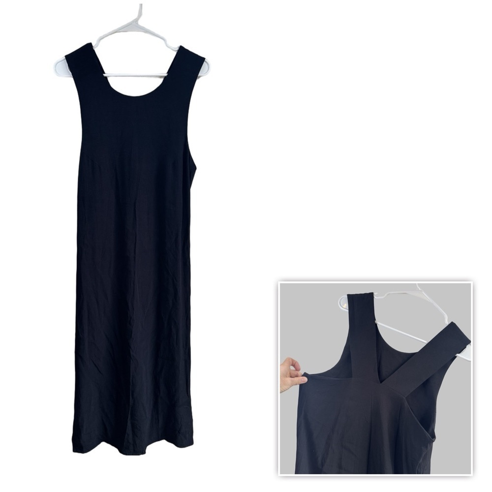 STOCKHOLM ATELIER Black Midi Dress ***DESIGNER***